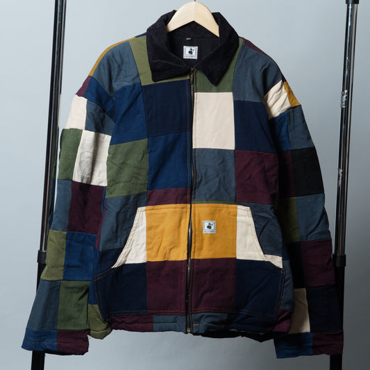 Upcycled Patchwork Jacket Size XXL