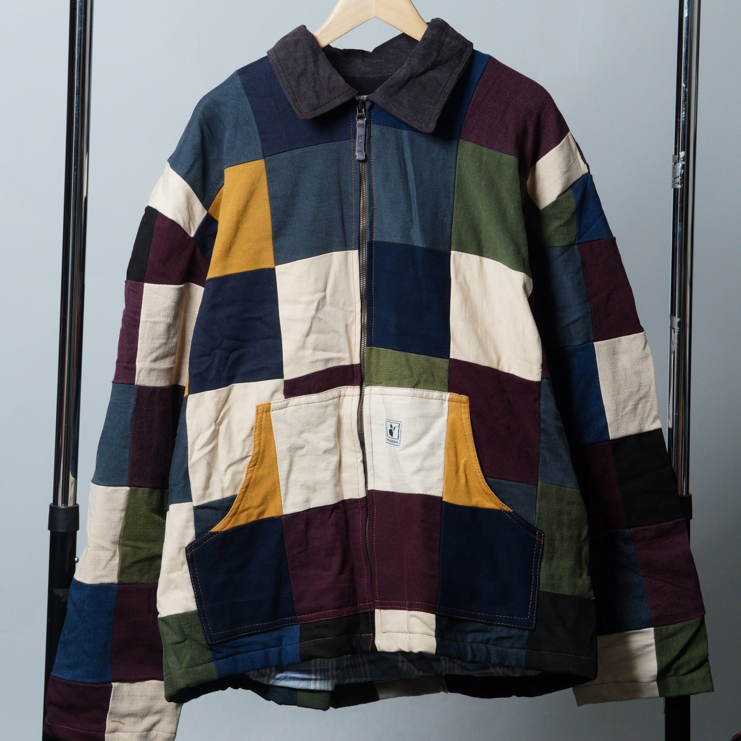 Upcycled Patchwork Jacket Size XXL