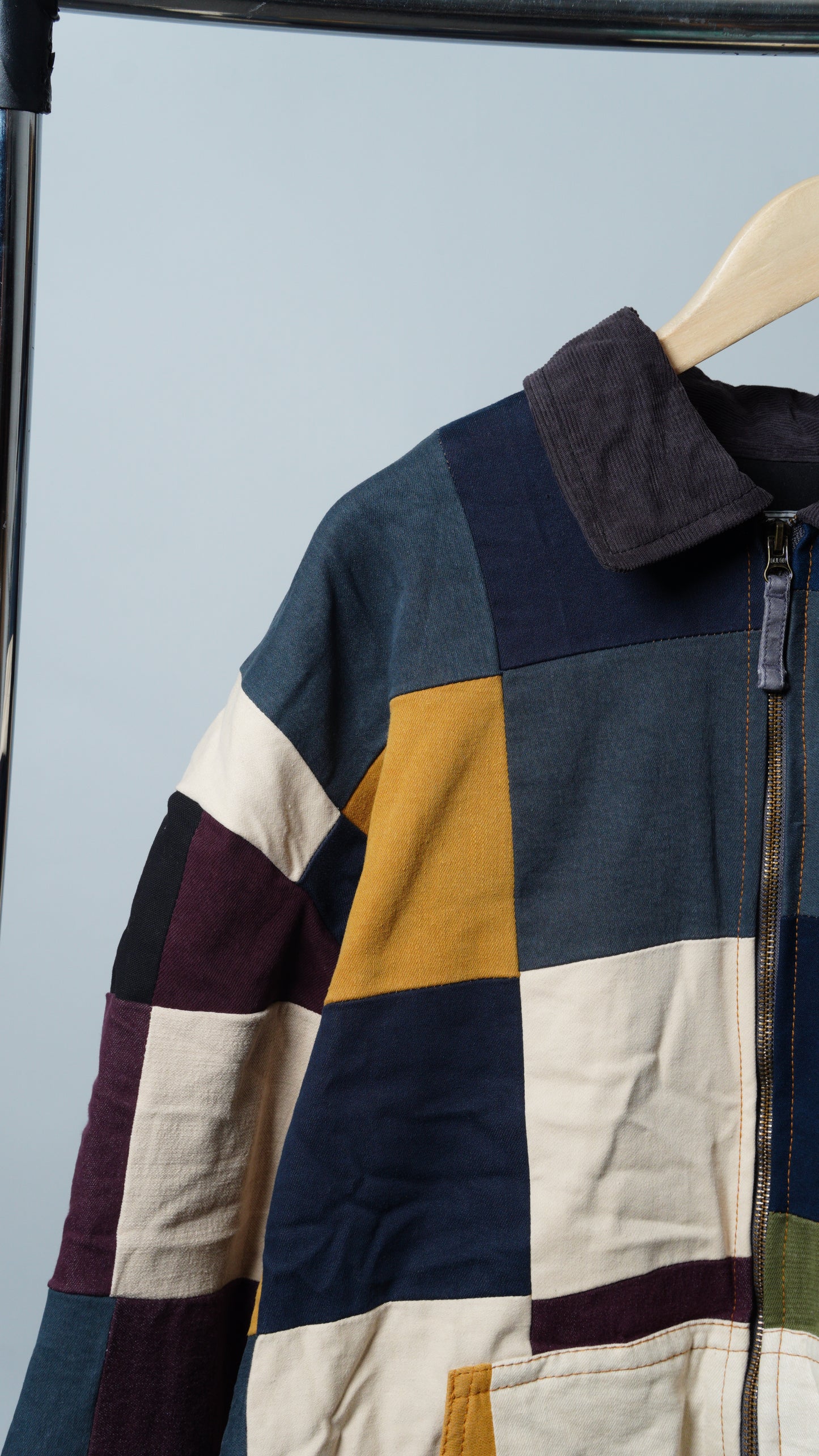 Upcycled Patchwork Jacket Size XXL