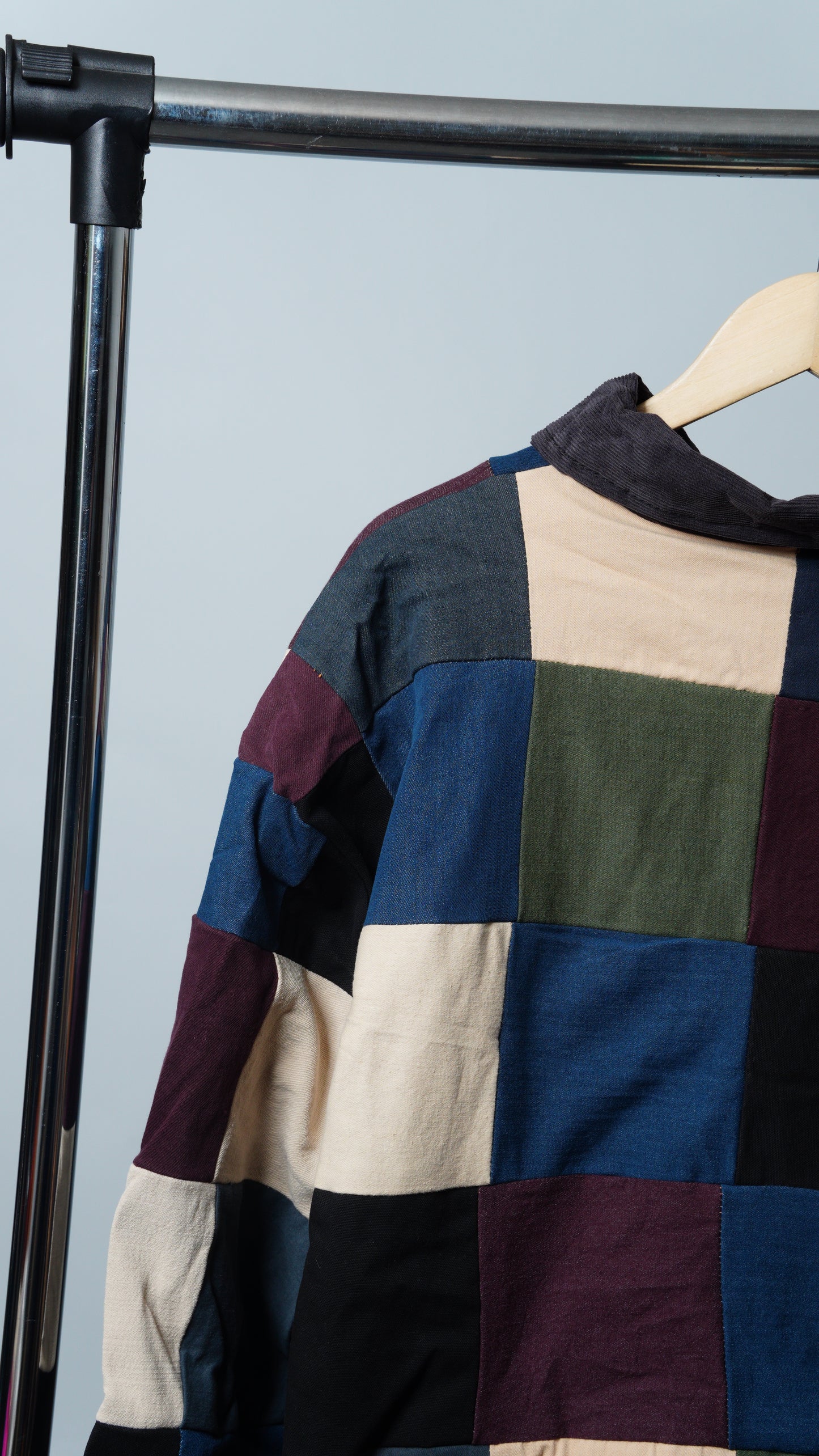 Upcycled Patchwork Jacket Size XXL