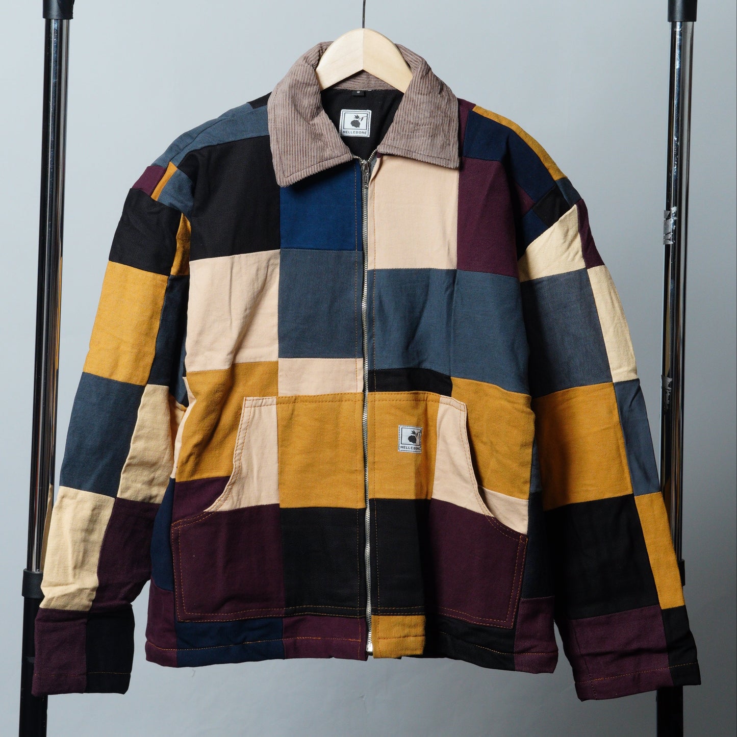 Upcycled Patchwork Jacket Size S