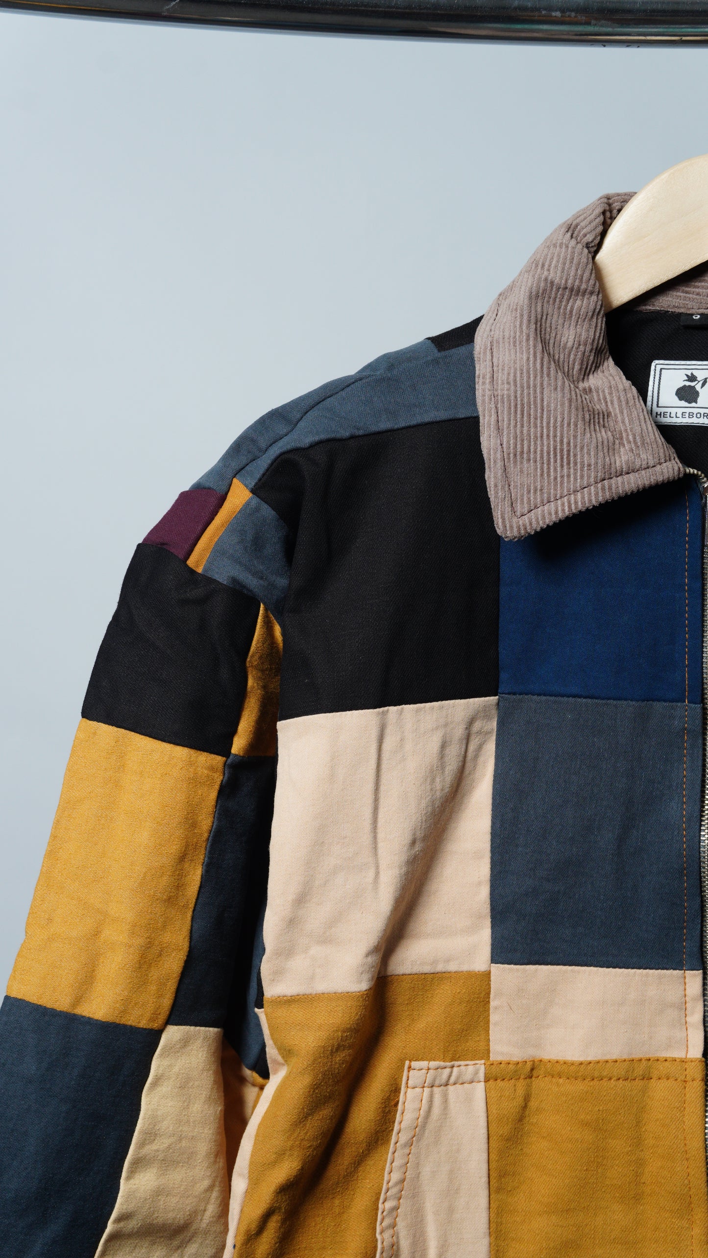 Upcycled Patchwork Jacket Size S