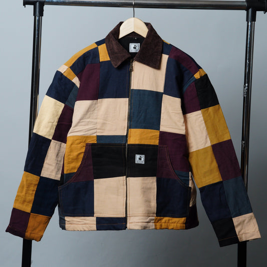 Upcycled Patchwork Jacket Size S