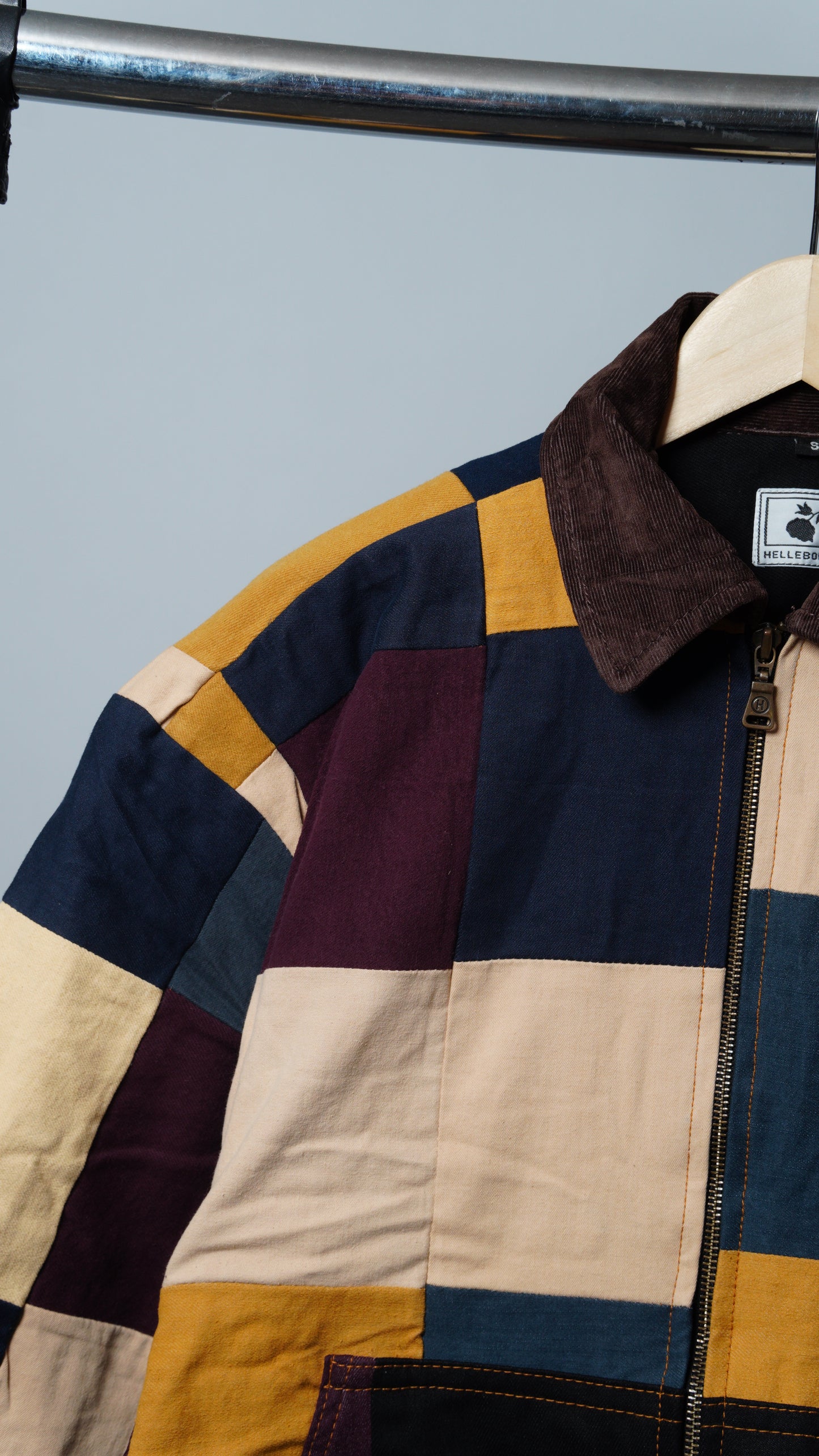 Upcycled Patchwork Jacket Size S