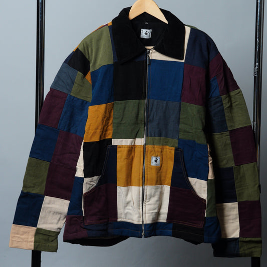 Upcycled Patchwork Jacket Size XXL