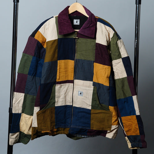 Upcycled Patchwork Jacket Size XXL