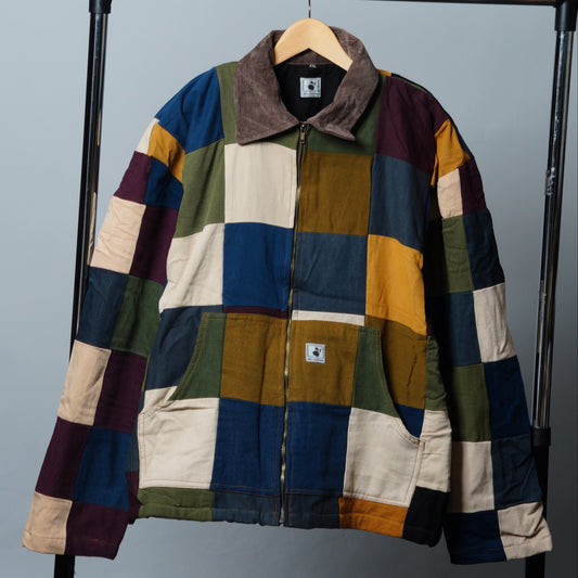 Upcycled Patchwork Jacket Size XXL