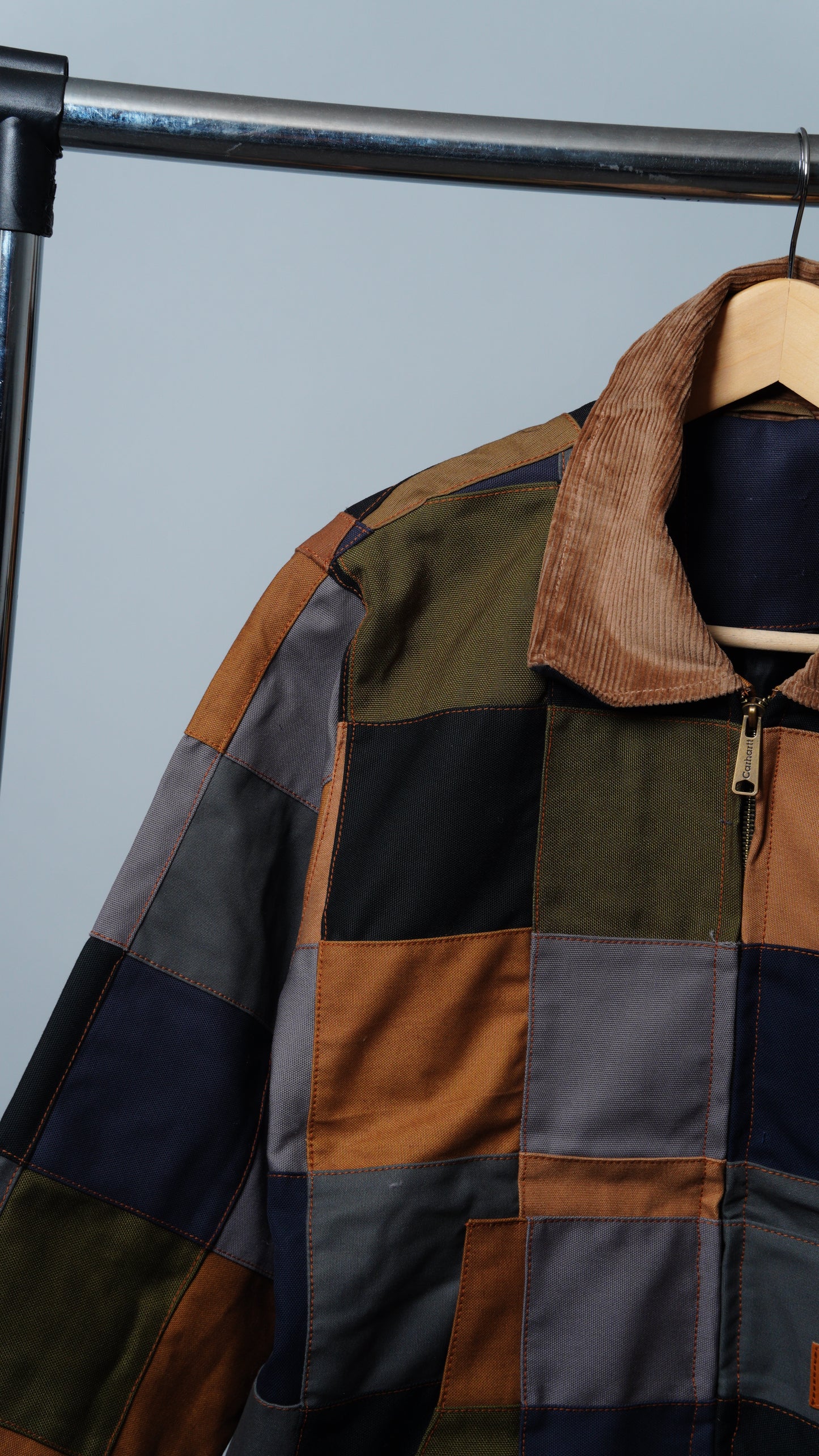 Checkered Patchwork Jacket Size M