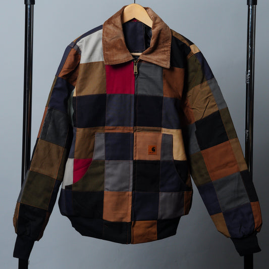 Checkered Patchwork Jacket Size M