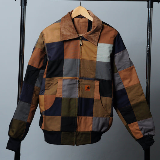 Checkered Patchwork Jacket Size M