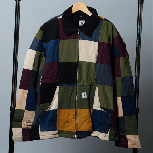 Upcycled Patchwork Jacket Size XXL