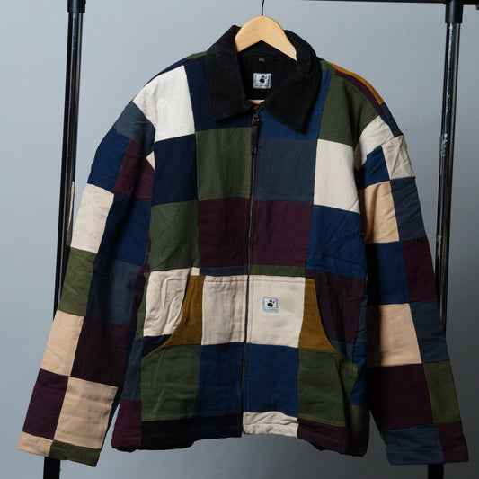 Upcycled Patchwork Jacket Size XXL