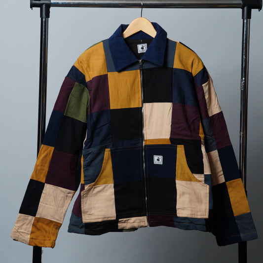 Upcycled Patchwork Jacket Size L