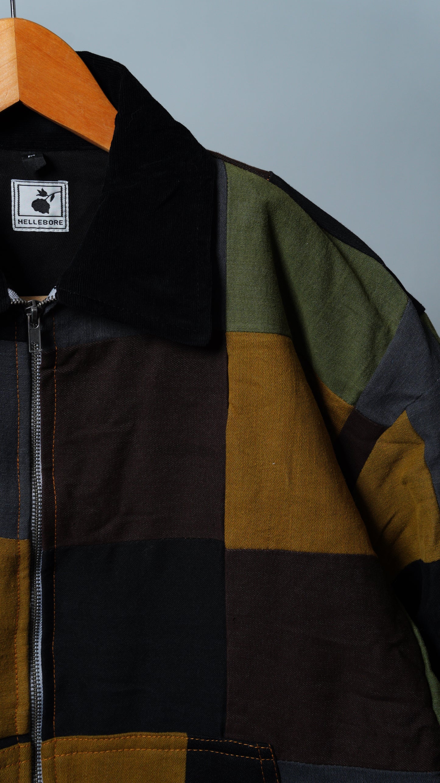 Upcycled Patchwork Jacket Size M