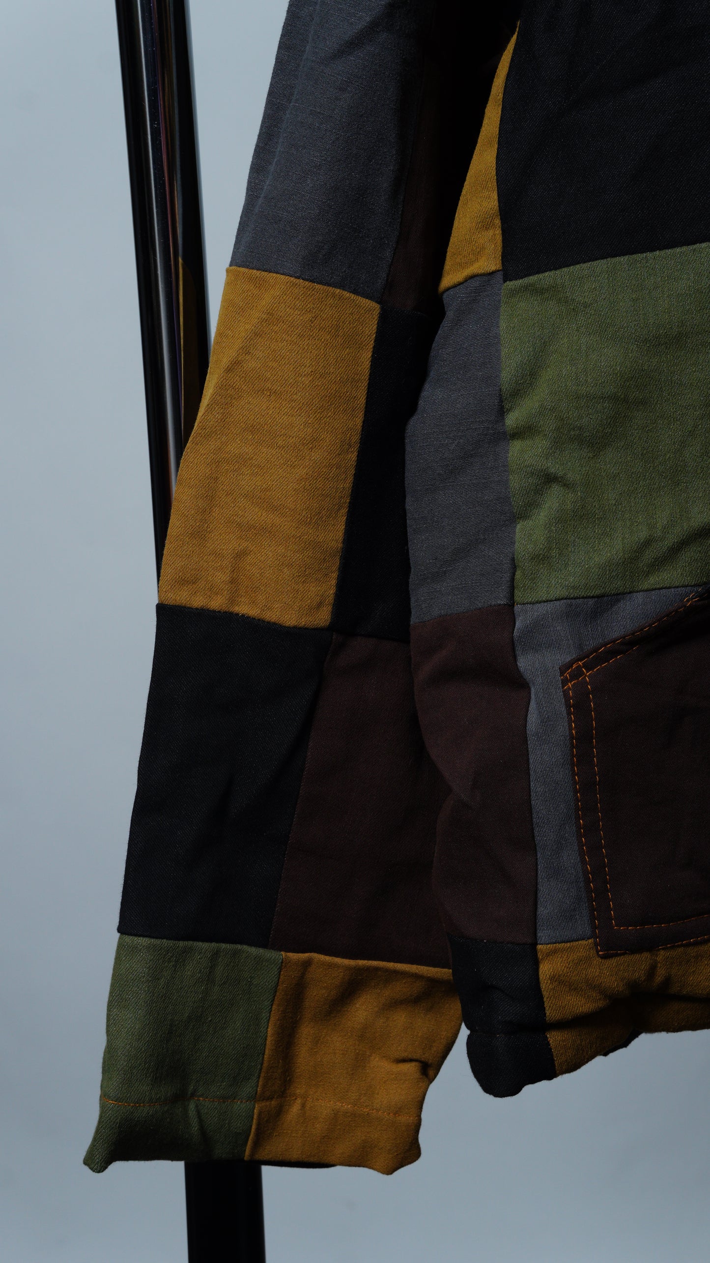 Upcycled Patchwork Jacket Size M