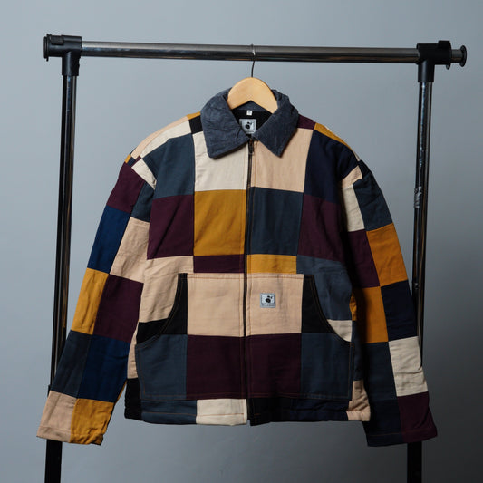 Upcycled Patchwork Jacket Size XS
