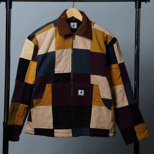 Upcycled Patchwork Jacket Size S