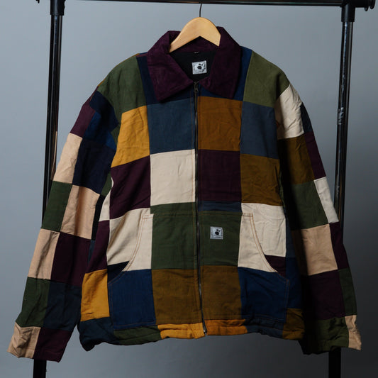 Upcycled Patchwork Jacket Size XXL