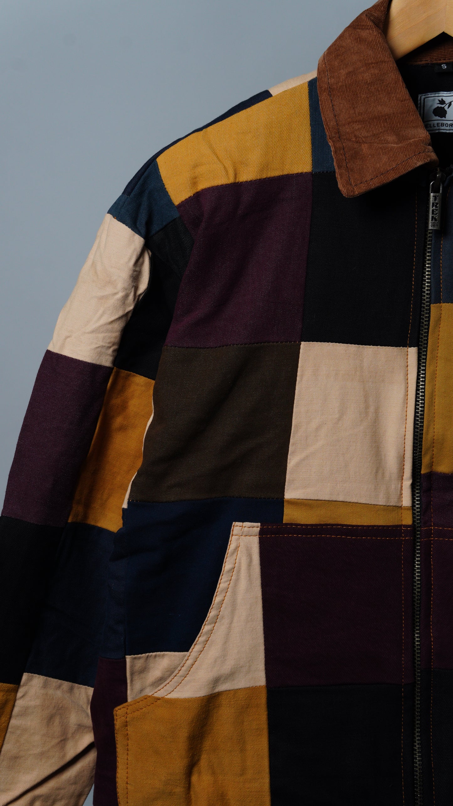 Upcycled Patchwork Jacket Size S