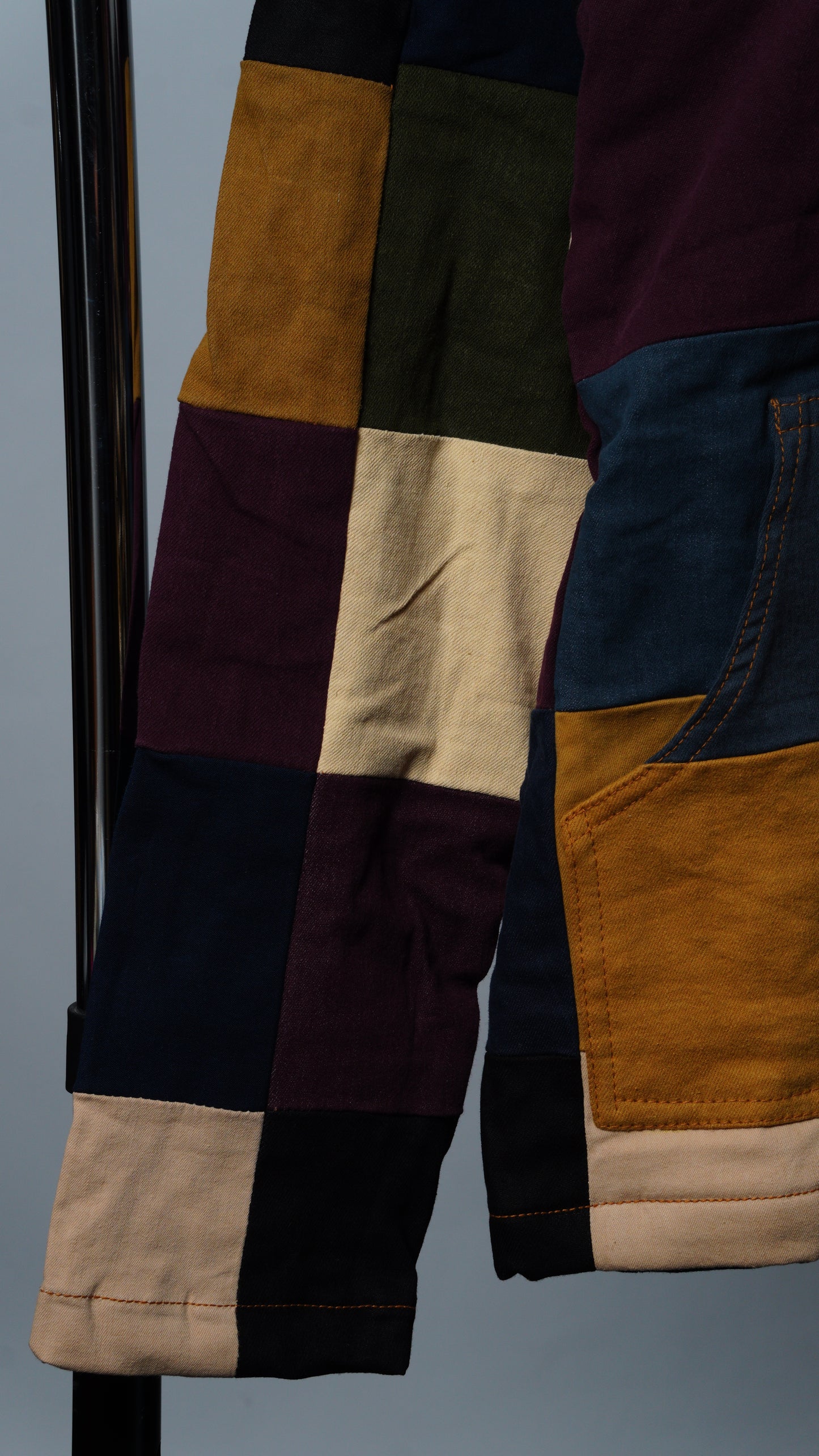 Upcycled Patchwork Jacket Size S