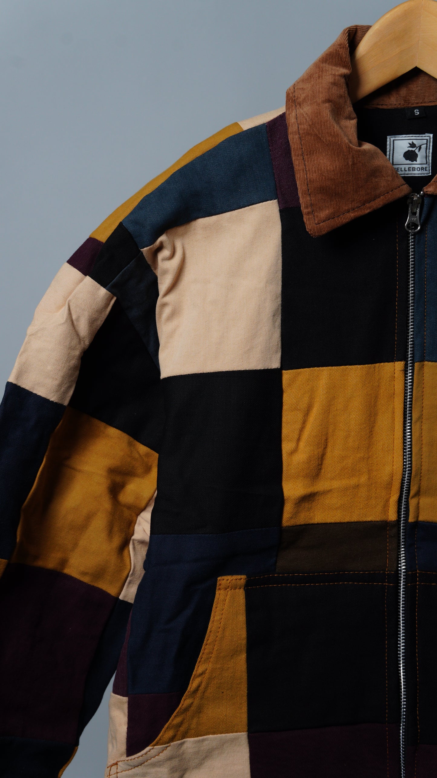 Upcycled Patchwork Jacket Size S