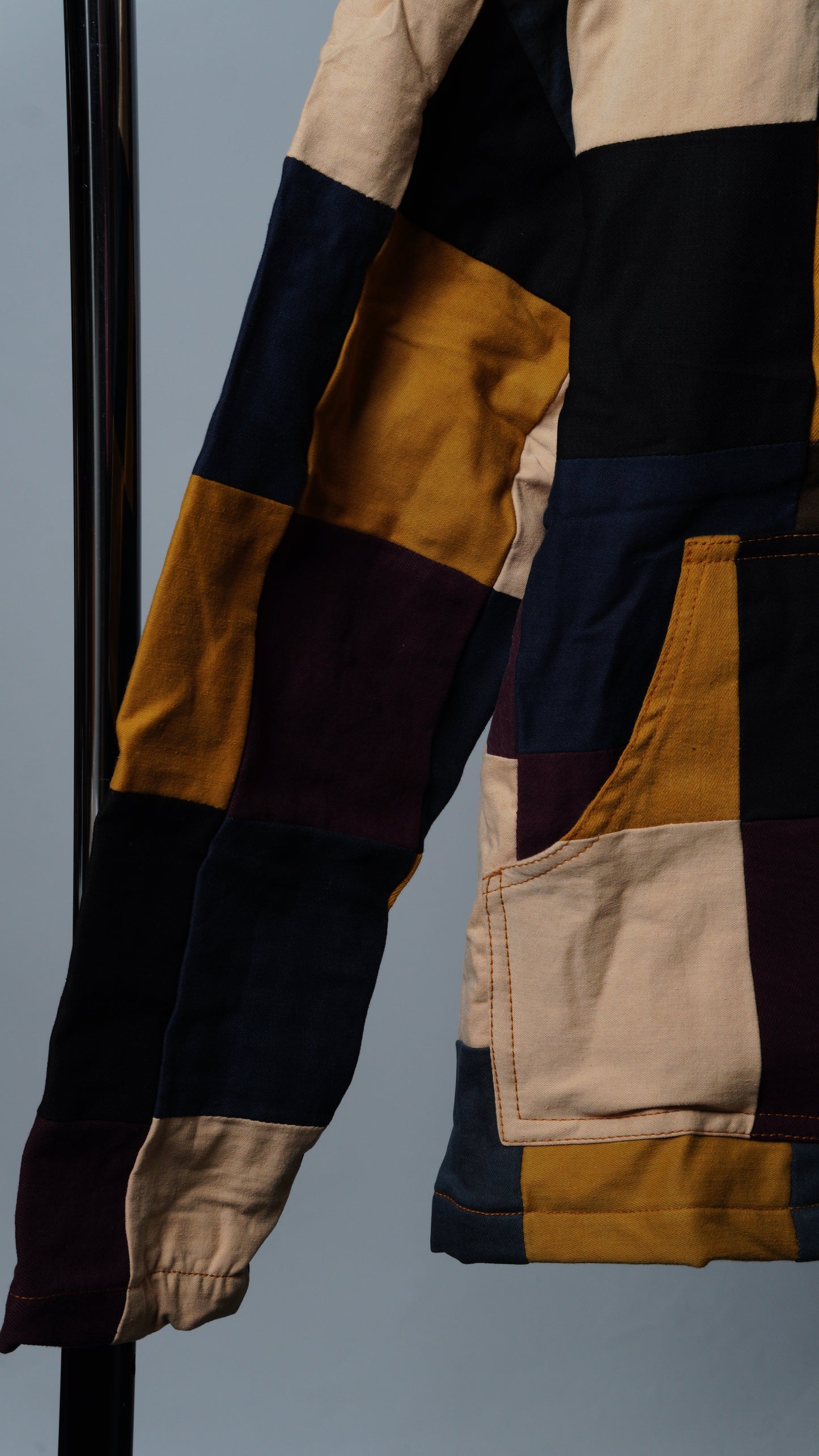 Upcycled Patchwork Jacket Size S