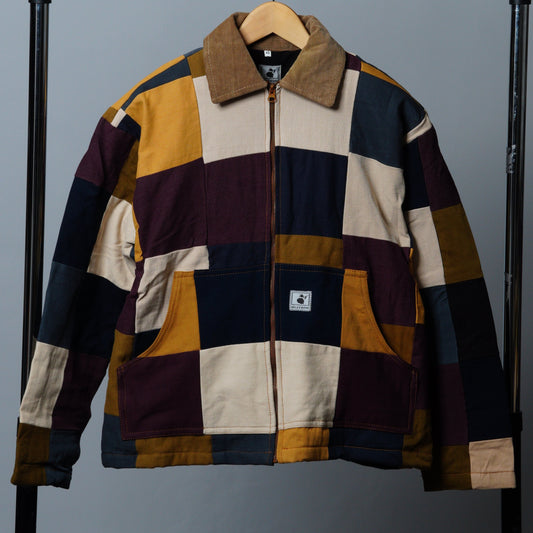 Upcycled Patchwork Jacket Size XS