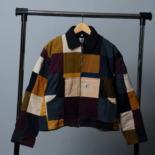 Upcycled Patchwork Jacket Size XS