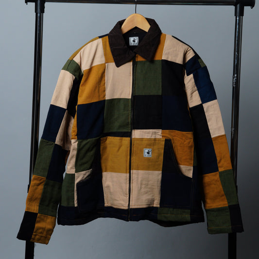 Upcycled Patchwork Jacket Size L