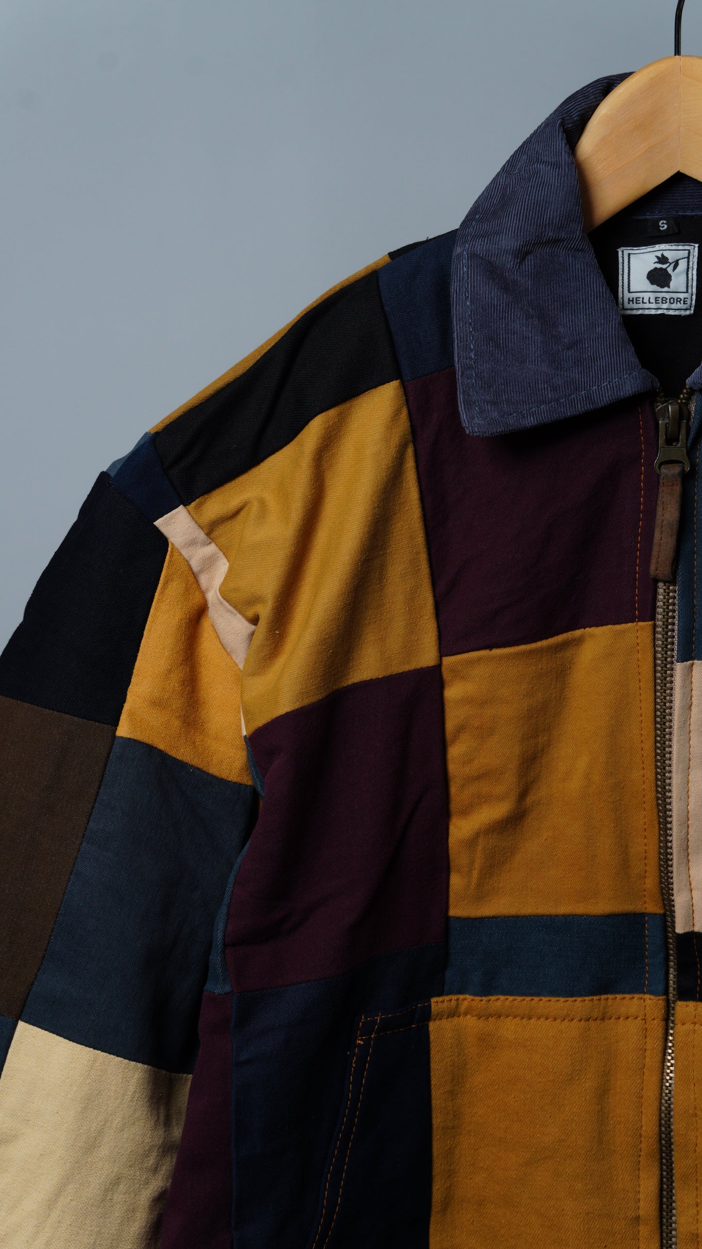 Upcycled Patchwork Jacket Size S