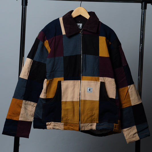 Upcycled Patchwork Jacket Size L