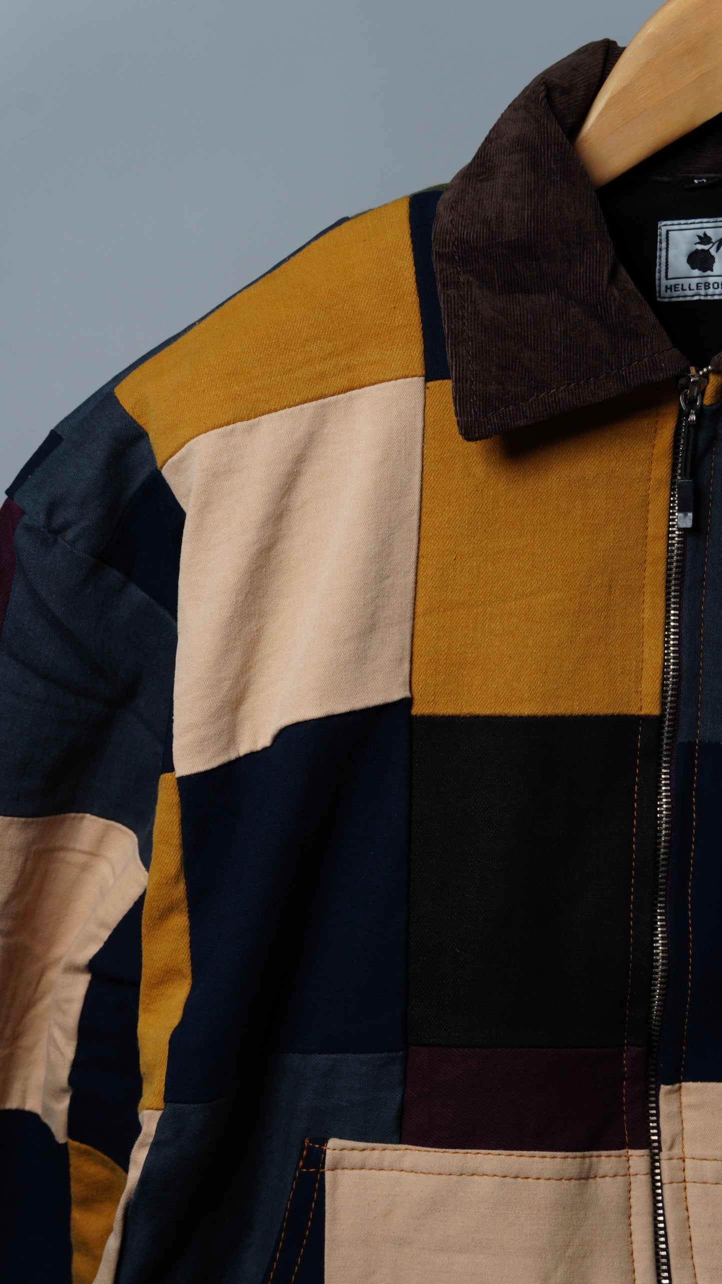 Upcycled Patchwork Jacket Size M