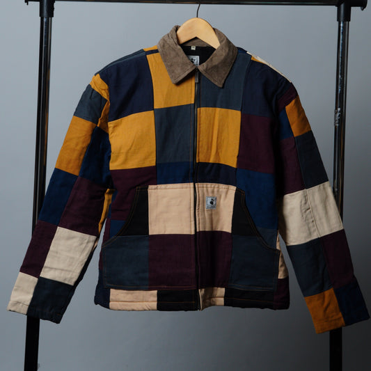 Upcycled Patchwork Jacket Size XS