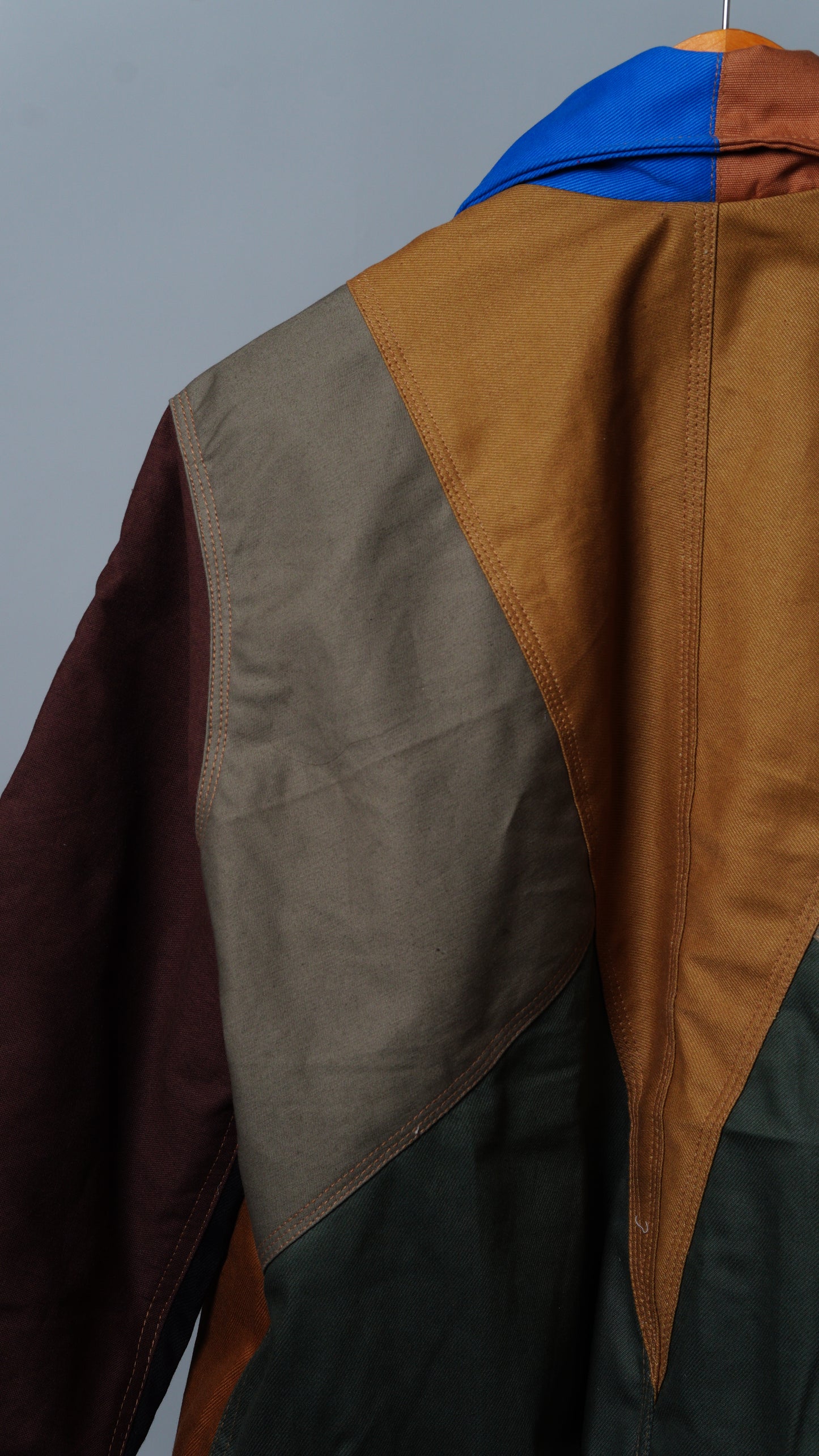 Workwear Colorblock Geometric Jacket Size M