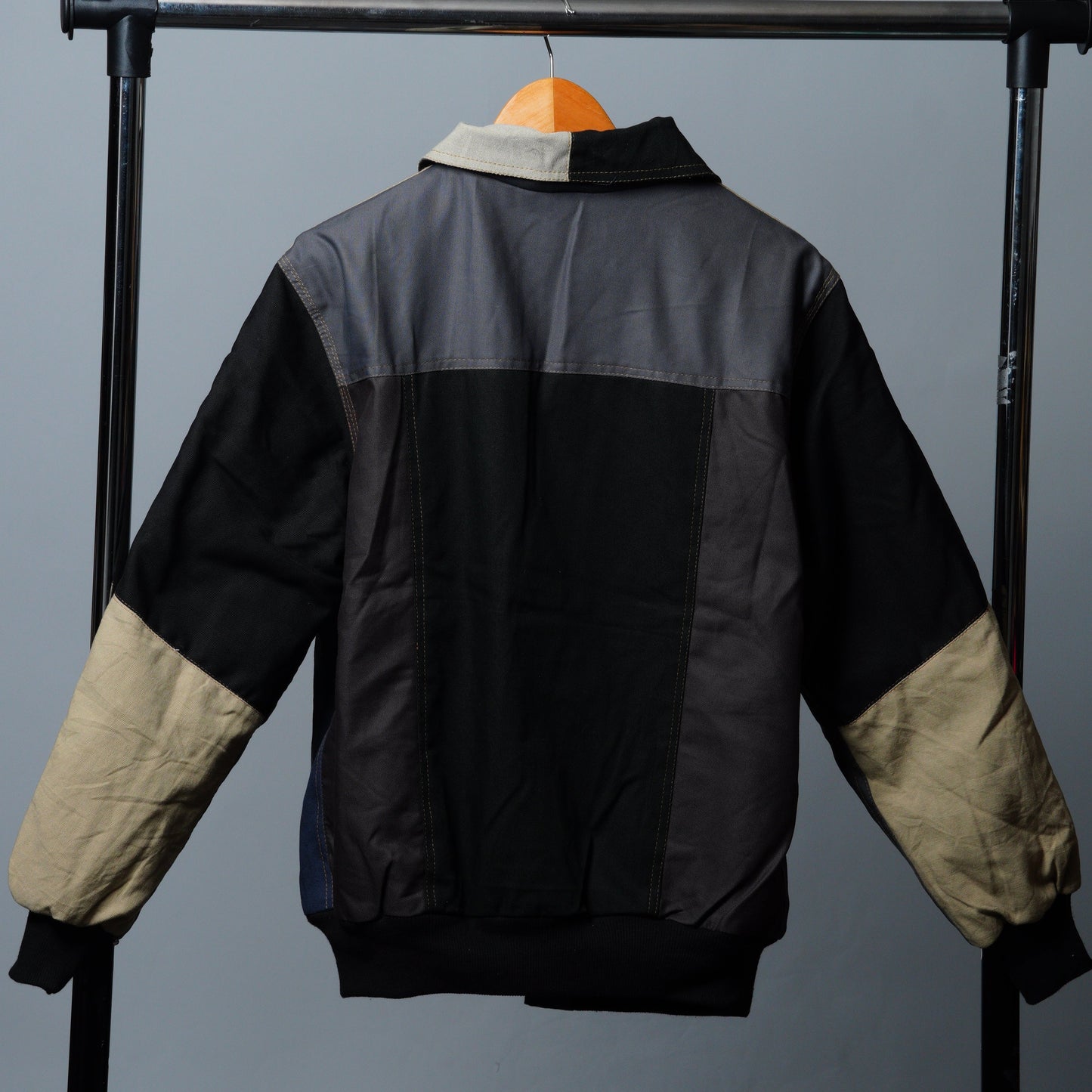 Workwear Colorblock Patch Pocket Jacket Size S