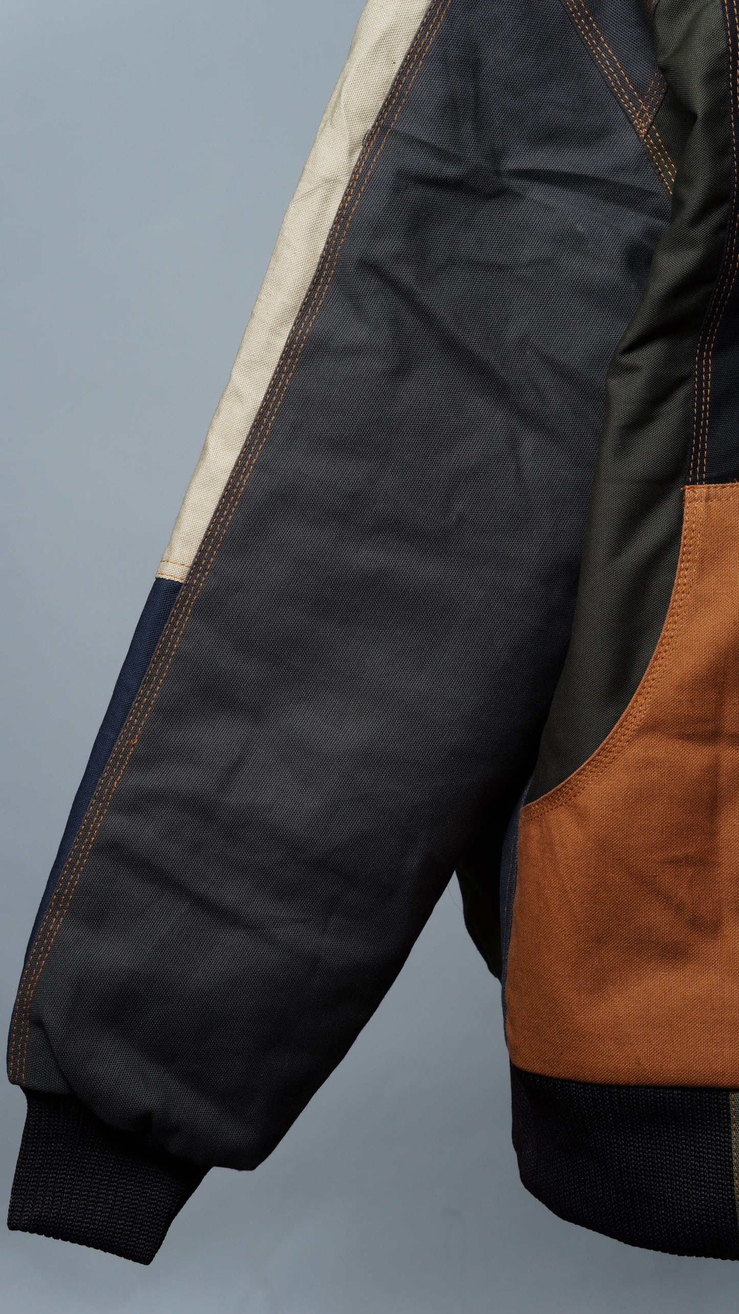 Workwear Colorblock Hooded Jacket Size M