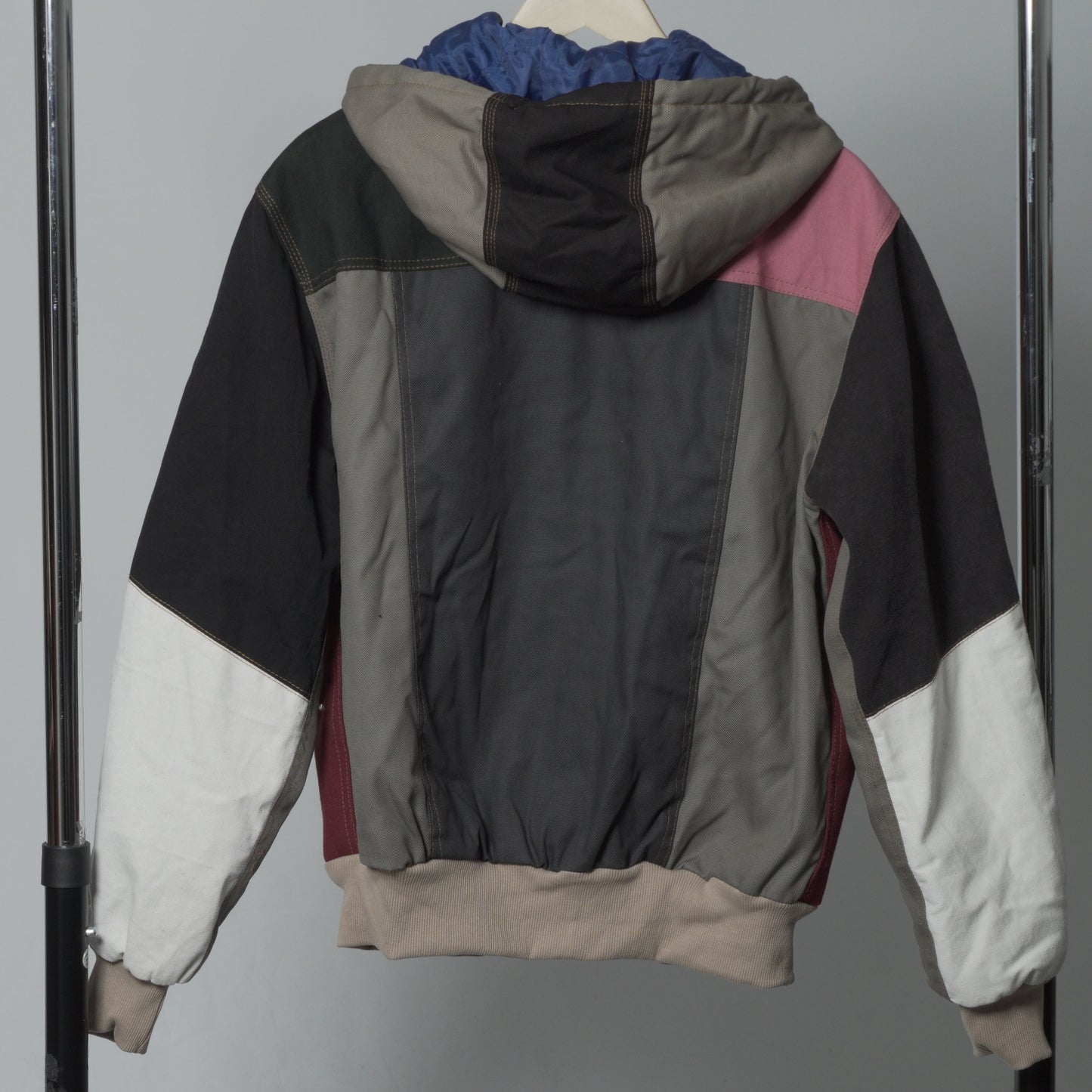 Workwear Colorblock Hooded Jacket Size S