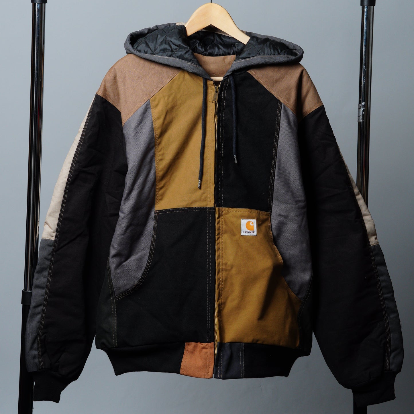Workwear Colorblock Hooded Jacket Size XL