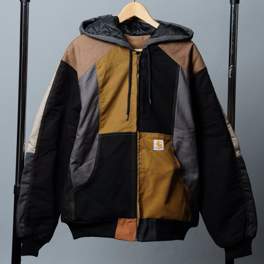 Workwear Colorblock Hooded Jacket Size XL