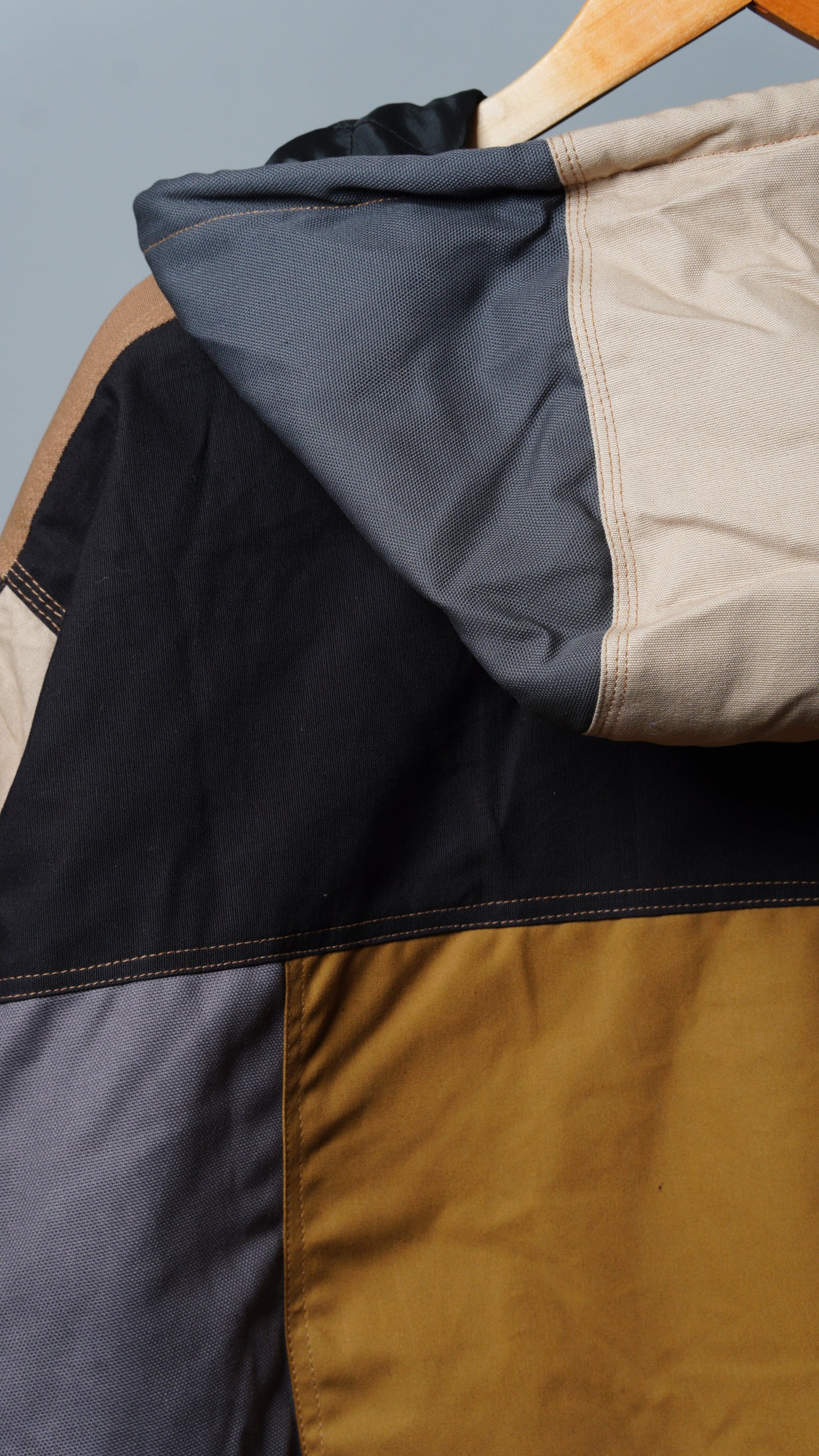 Workwear Colorblock Hooded Jacket Size XL