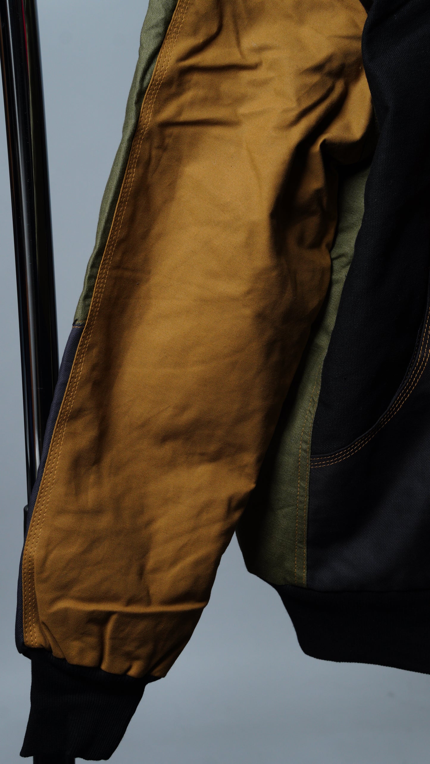 Workwear Colorblock Hooded Jacket Size S