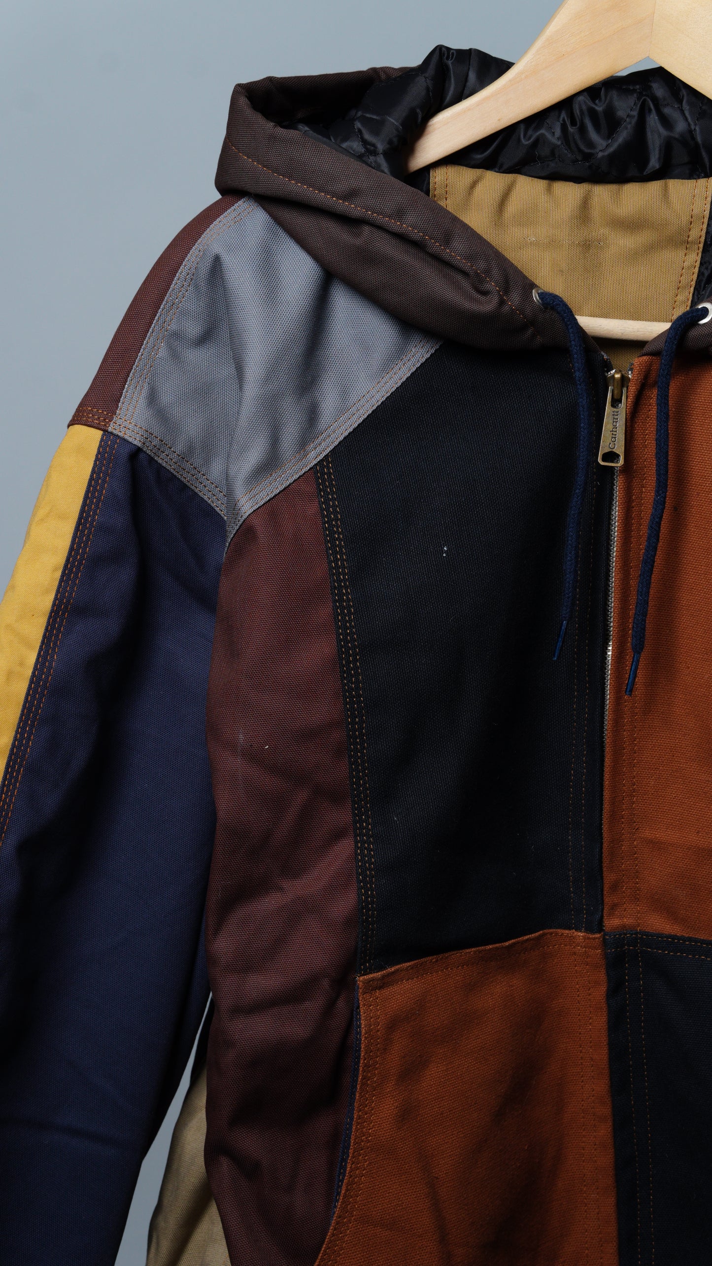 Workwear Colorblock Hooded Jacket Size XL