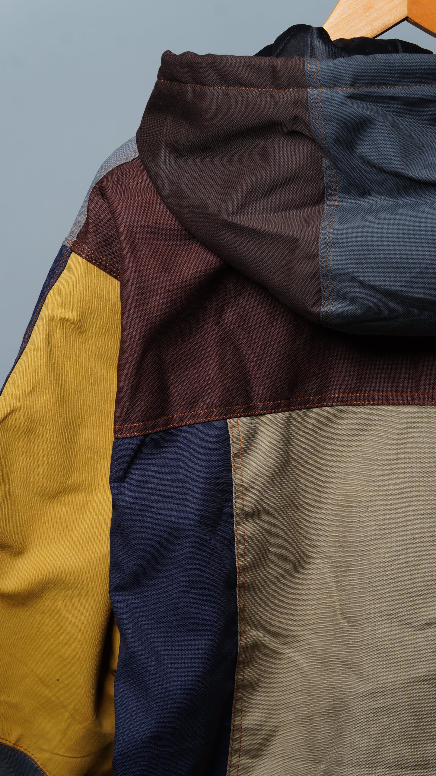 Workwear Colorblock Hooded Jacket Size XL