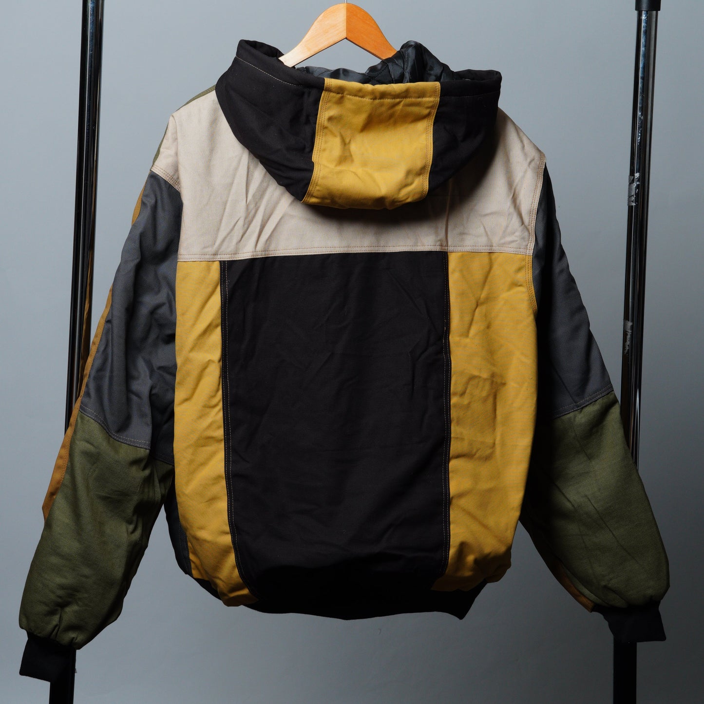 Workwear Colorblock Hooded Jacket Size XL