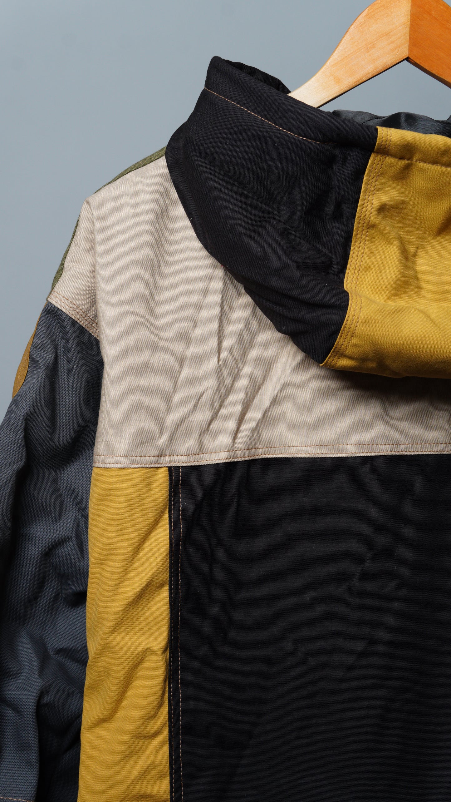 Workwear Colorblock Hooded Jacket Size XL