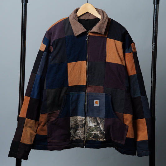 Upcycled Patchwork Jacket Size XXL