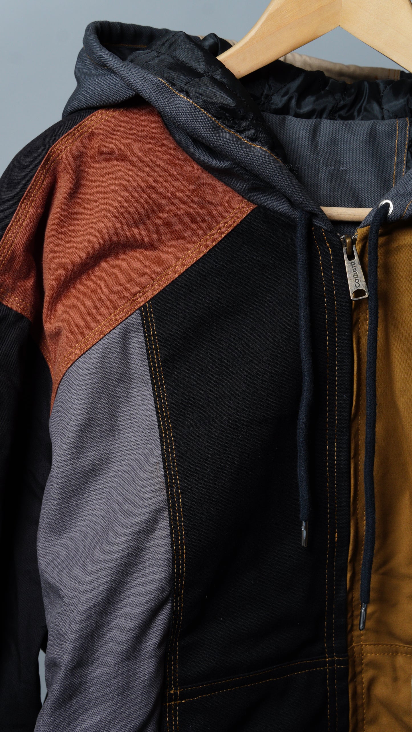 Workwear Colorblock Hooded Jacket Size XL