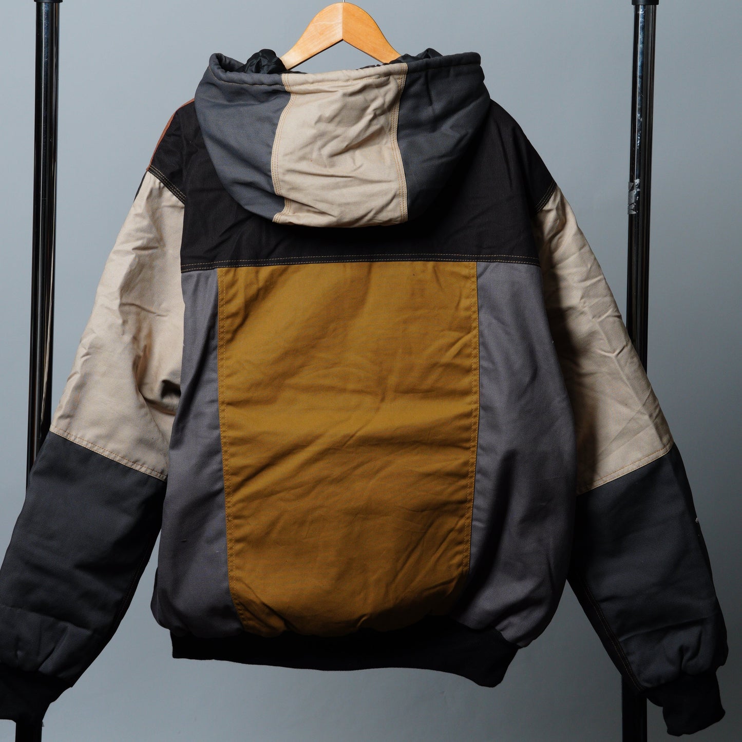 Workwear Colorblock Hooded Jacket Size XL