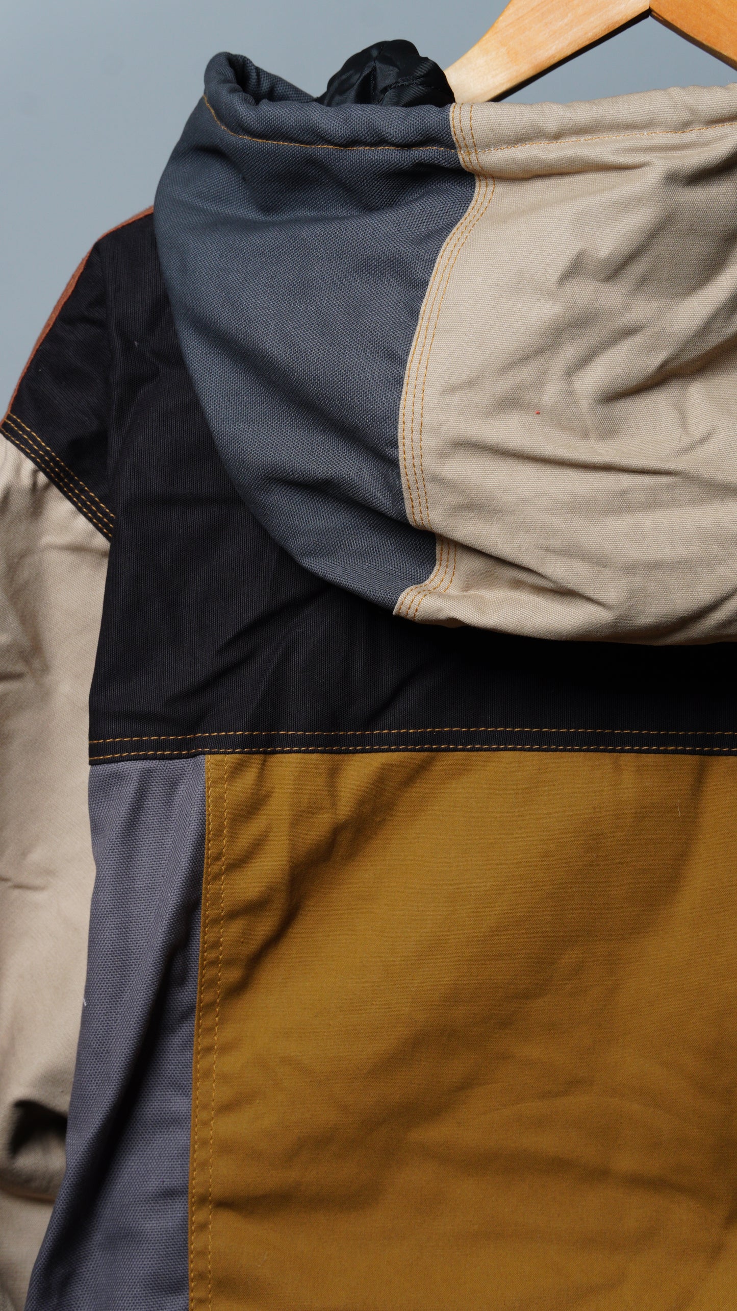 Workwear Colorblock Hooded Jacket Size XL