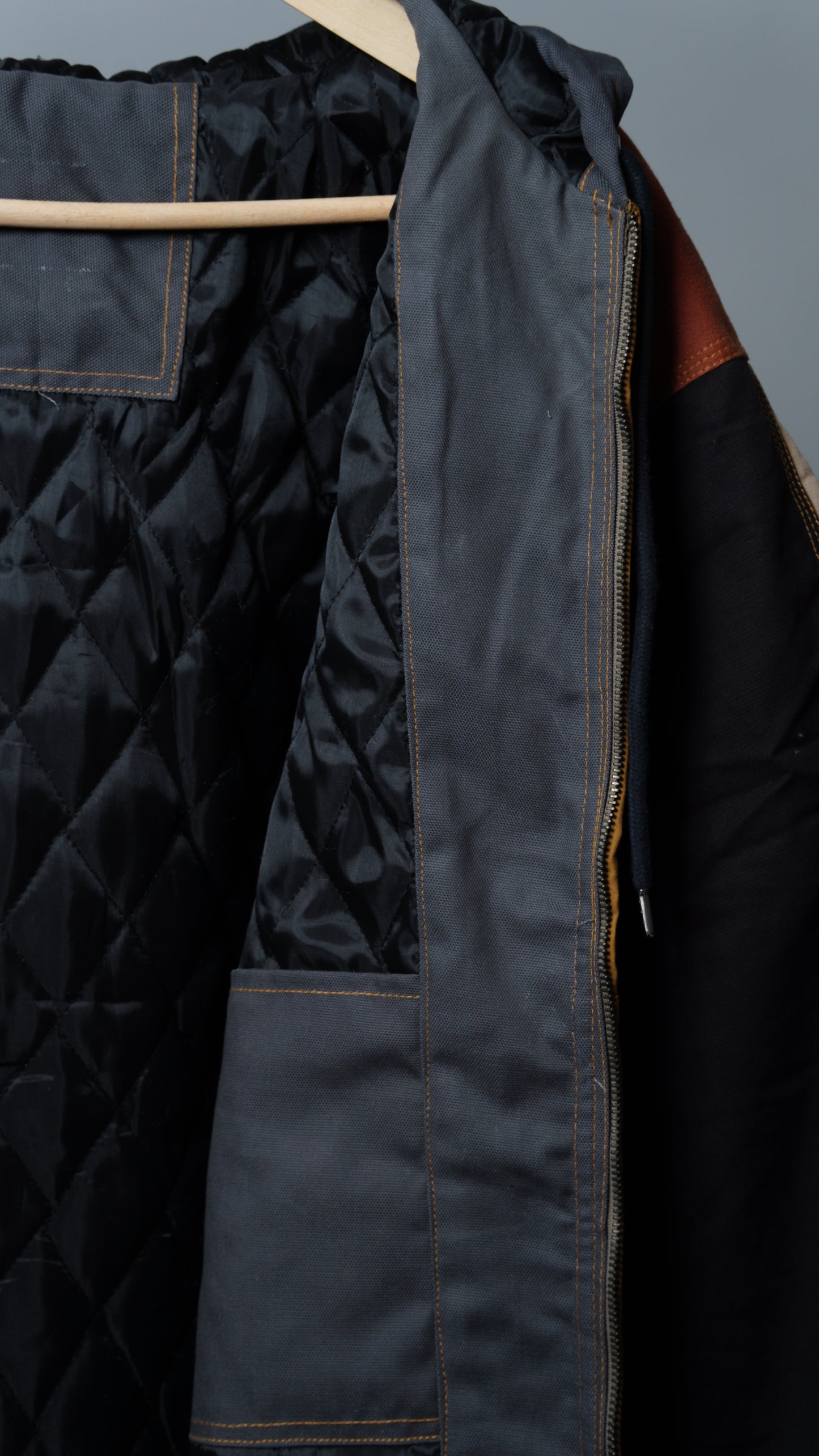 Workwear Colorblock Hooded Jacket Size XL